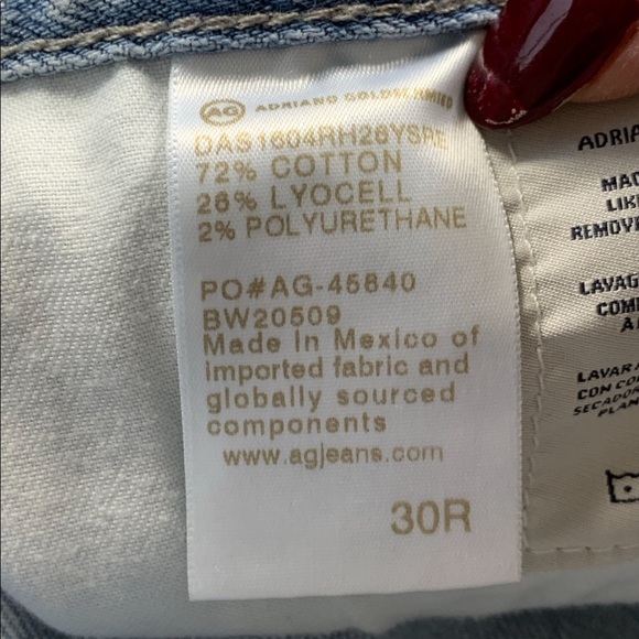 AG The Nikki Relaxed Skinny Bermuda Jean Shorts - Picture 8 of 12